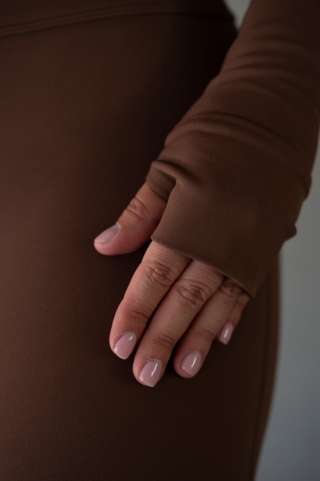 Strength in Style Sculpt Flow Jacket - Mocha Brown